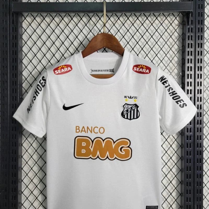 2011/2012 Retro Kids Size Santos Home Jersey