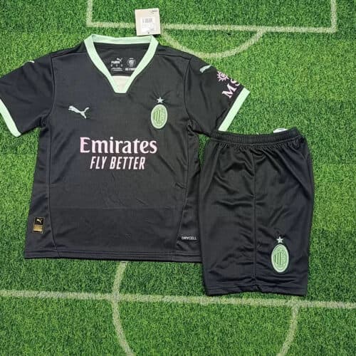 2024/2025 AC Milan Third Away Football Shirt 1:1 Thai Quality Kids Size