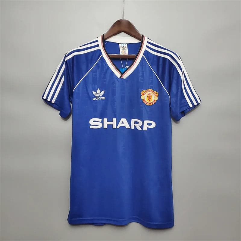 1988/1990 Retro Manchester United Third Away Football Shirt 1:1 Thai Quality