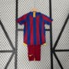 2005/2006 Retro Kids Size Barcelona Home Football Shirt 1:1 Thai Quality
