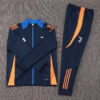 2024/2025 Juventus Long Zipped Jacket Royal Blue Soccer Jersey 1:1 Thai Quality