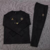 2022/2023 Psg Paris Saint-Germain Half-Pull Tracksuit Black