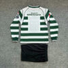 2001/2003 Retro Long Sleeve Sporting Lisbon Home Football Shirt Kids Size