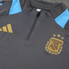2024 Argentina Half-Pull Tracksuit  Grey 1:1 Thai Quality