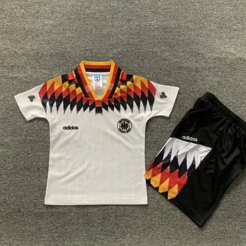 1994 Retro Kids Size Germany Home Soccer Jersey