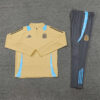 2024/2025 Argentina Half-Pull Tracksuit Gold