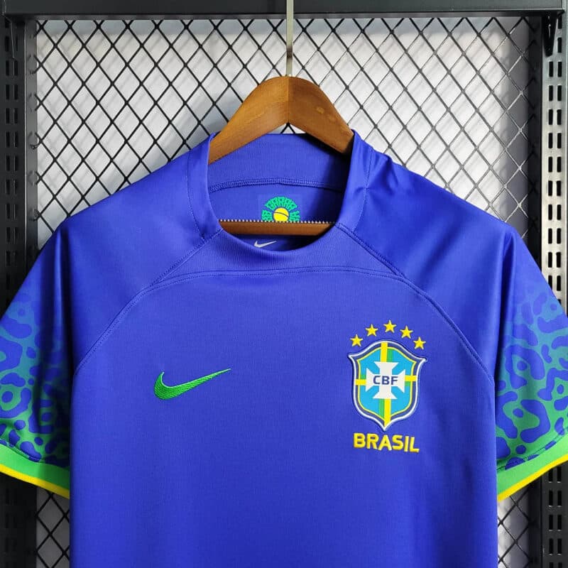 2022 World Cup Brazil Away Soccer Jersey