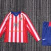 2004/2005 Retro Long Sleeve Atletico Madrid Home Football Shirt