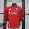 2025/2026 Player Version Long Sleeve Liverpool Home Football Shirt