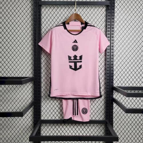 2024/2025 Kids Size Inter Miami Home Soccer Jersey 1:1 Thai Quality