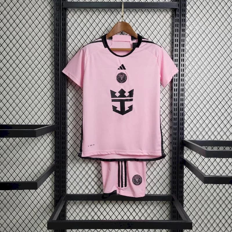 2024/2025 Kids Size Inter Miami Home Soccer Jersey 1:1 Thai Quality