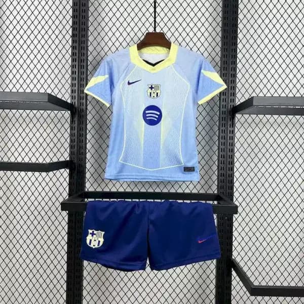 2025/2026 Kids Size Barcelona Special Edition Blue Football Shirt