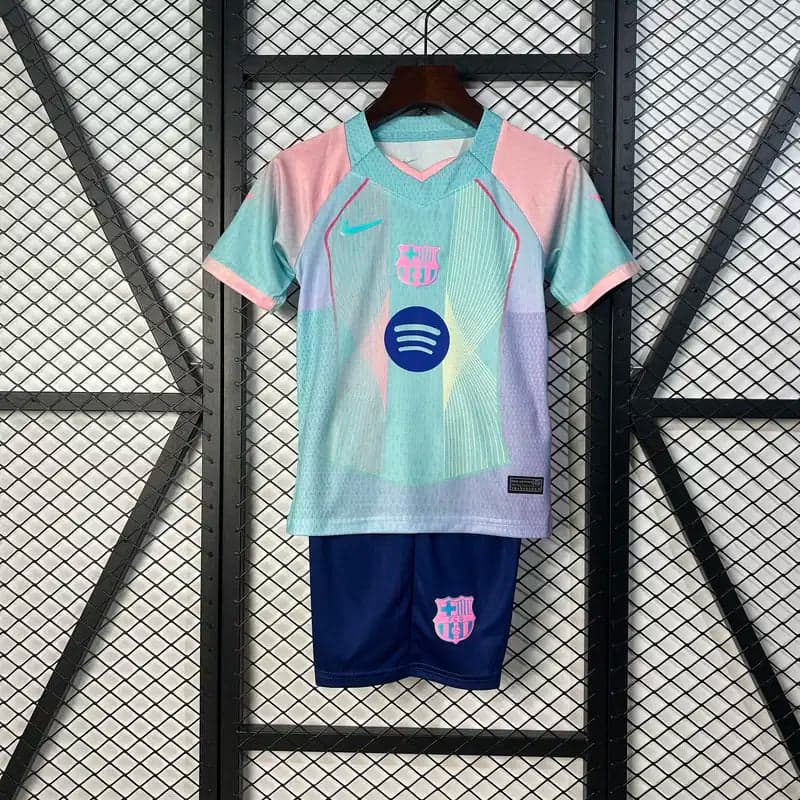 2025/2026 Kids Size Barcelona Special Edition Color Football Shirt