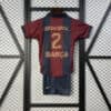 Barcelona x Travis Scott Retro 2000/01 Home Skeleton Jersey Kids Size