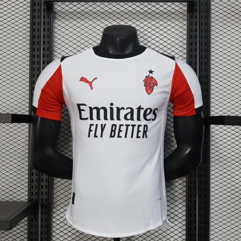 2025/2026 Player Version AC Milan Away Football Shirt
