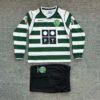 2001/2003 Retro Long Sleeve Sporting Lisbon Home Football Shirt Kids Size