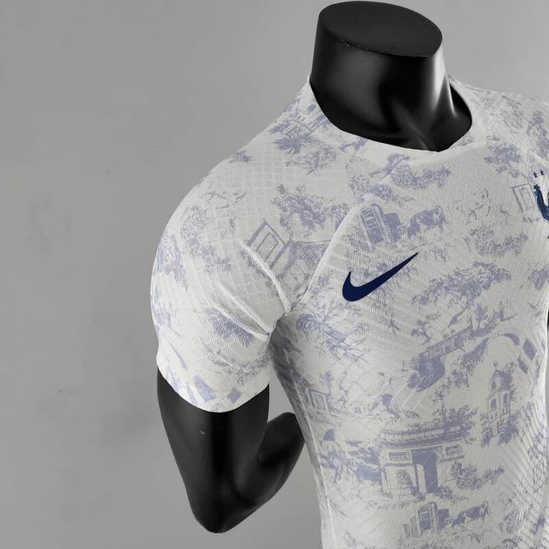 2022 FIFA World Cup France Away Football Shirt White - Player Version