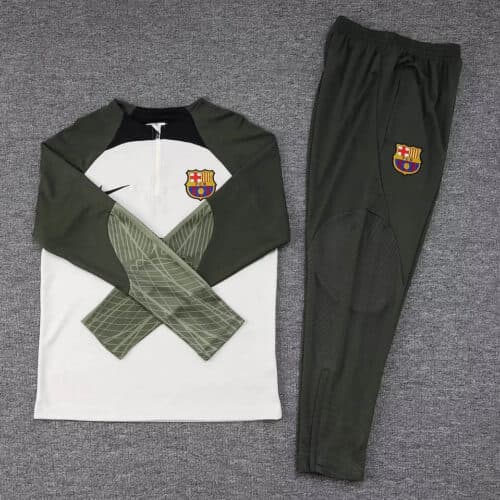 2023/2024 Barcelona Half-Pull Tracksuit Green 1:1 Thai Quality