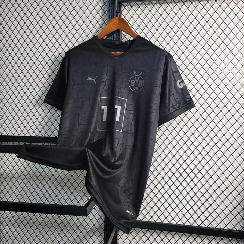 2023 Dortmund Blackout Special Edition Football Shirt