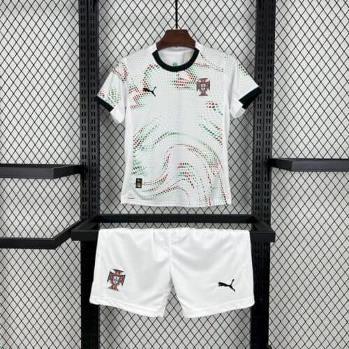 2025 Portugal Away Football Shirt Kids Size 1:1