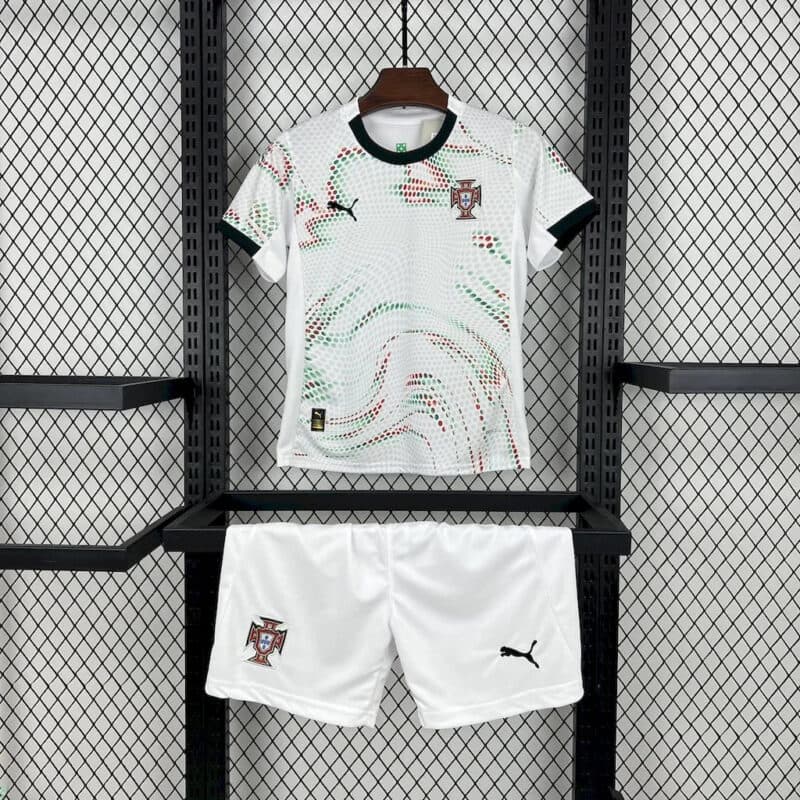2025 Portugal Away Football Shirt Kids Size 1:1