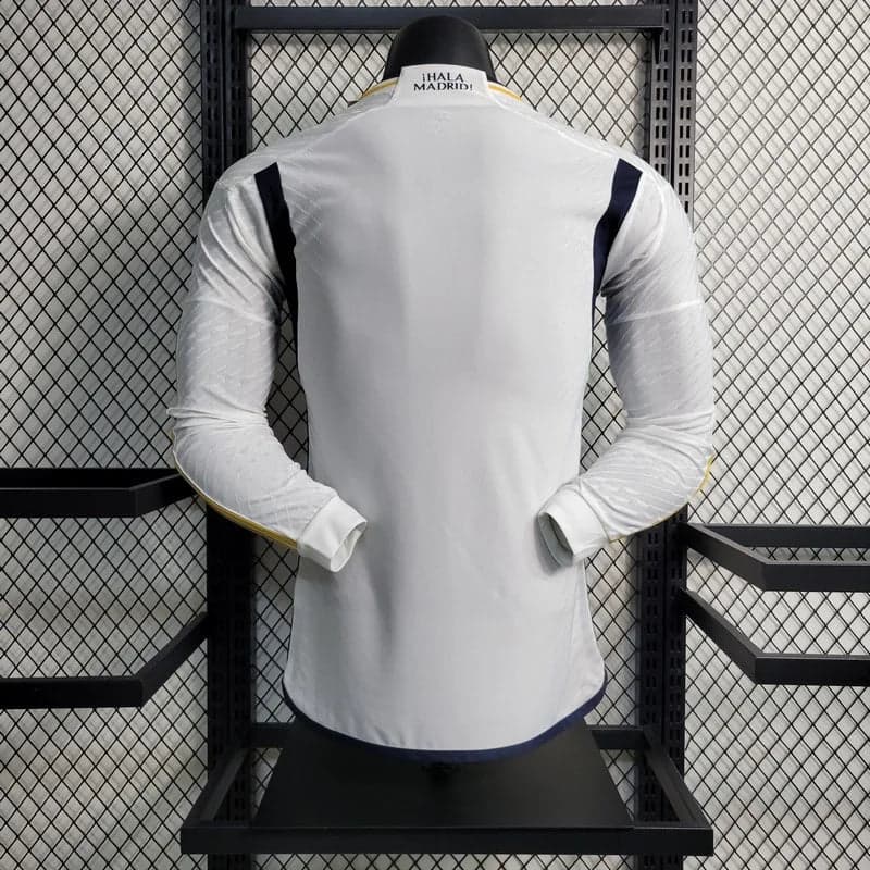 2023/2024 Long Sleeve Real Madrid Home Football Shirt