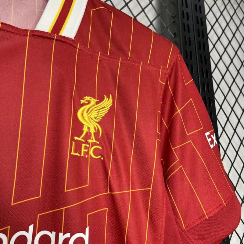 CHAMPIONS 2024/2025 Liverpool Home Football Shirt