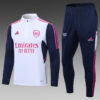 2022/2023 Arsenal Half-Pull Tracksuit White 1:1 Thai Qualit