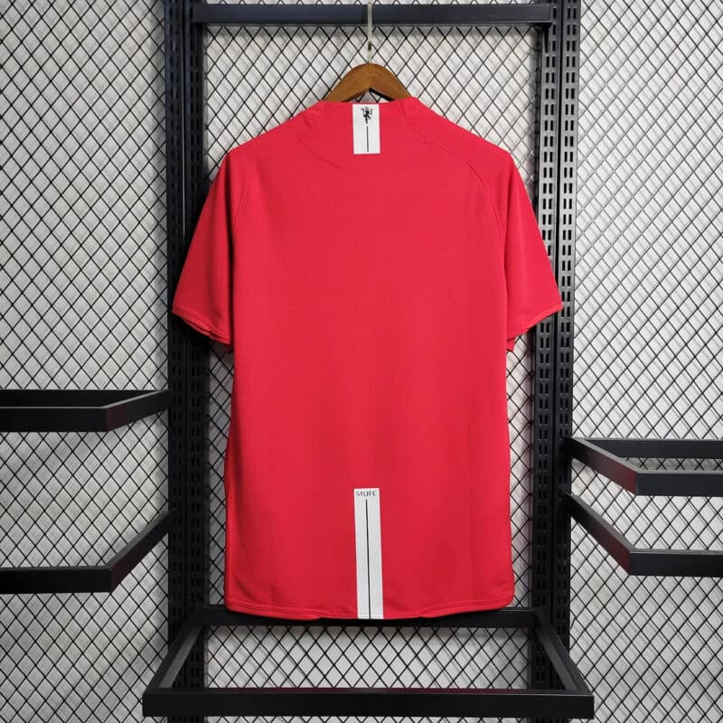 2007/2008 Retro Manchester United Home Champions League Edition Football Shirt 1:1 Thai Quality