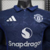 2024/2025 Long Sleeve Player Version Manchester United Away Football Shirt 1:1 Thai Quality