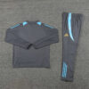 2024 Argentina Half-Pull Tracksuit  Grey 1:1 Thai Quality