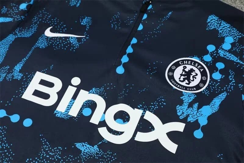 2024/2025 Chelsea Half-Pull Tracksuit Royal Blue