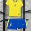 2025 Brazil Home Football Shirt Kids Size