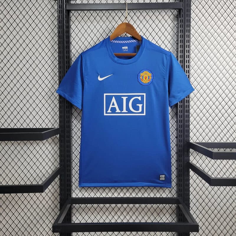 2007/2008 Retro Manchester United Away Football Shirt 1:1 Thai Quality