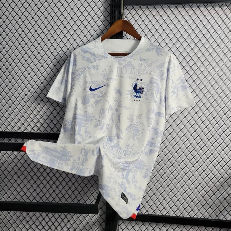 2022 FIFA World Cup France Away Football Shirt White