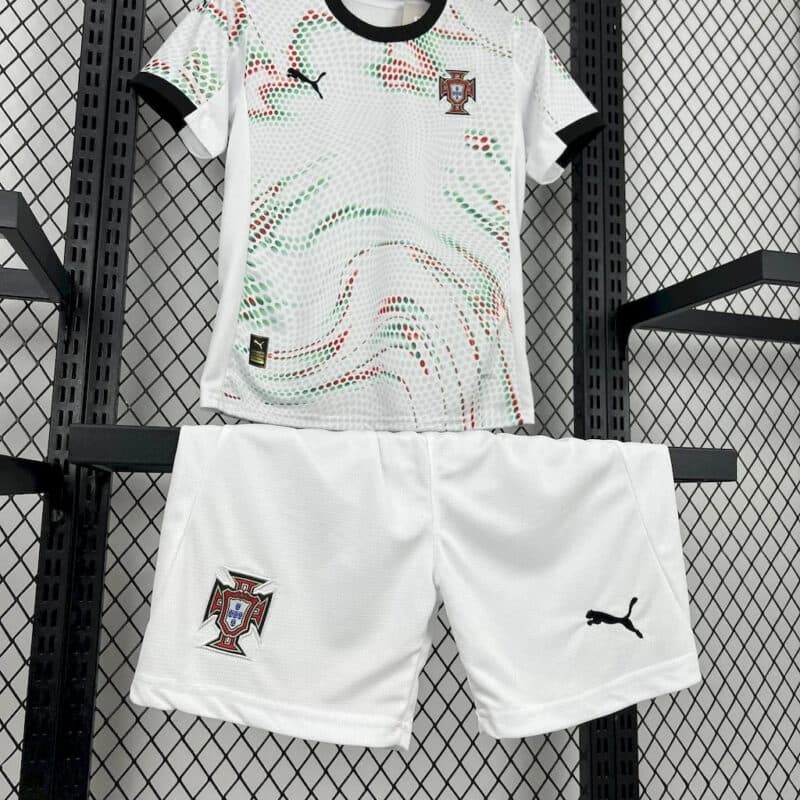 2025 Portugal Away Football Shirt Kids Size 1:1