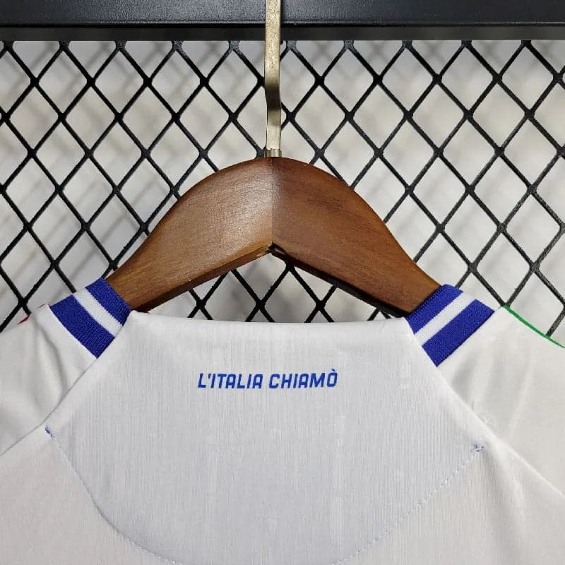 2024 Kids Size Italy Away Soccer Shirt 1:1 Thai Quality