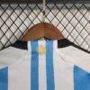 2022 Argentina Home Football Shirt Kids Size