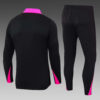 2024/2025 Chelsea Half-Pull Tracksuit Black 1:1 Thai Quality
