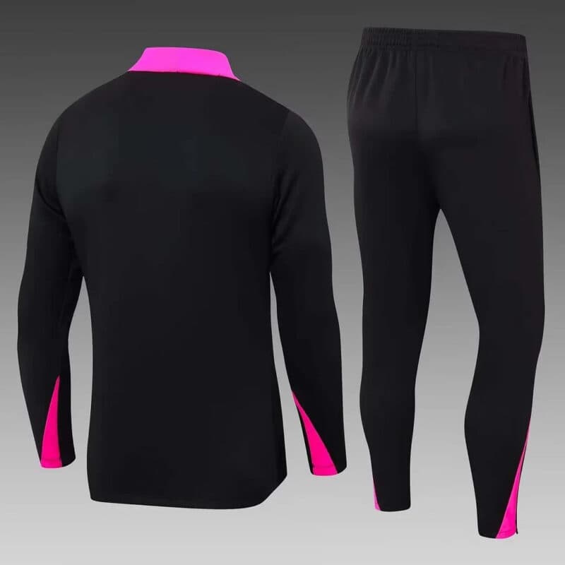 2024/2025 Chelsea Half-Pull Tracksuit Black 1:1 Thai Quality