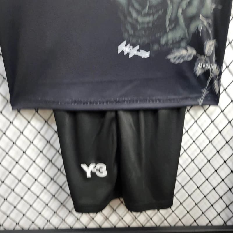 2024/2025 Real Madrid Y-3 Special Edition Black Football Shirt 1:1 Thai Quality Kids Size