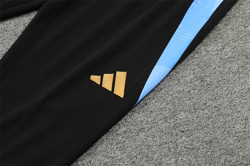 2024/2025 Argentina Half-Pull Tracksuit Black