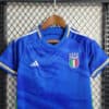 2023 Italy Home Soccer Shirt Kids Size
