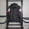 2023/2024 PSG Windbreaker Black And White Jersey