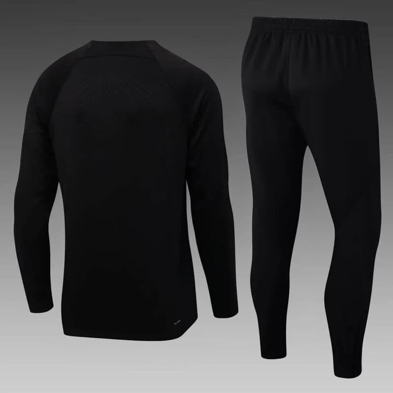 2022/2023 Psg Paris Saint-Germain Half-Pull Tracksuit Black