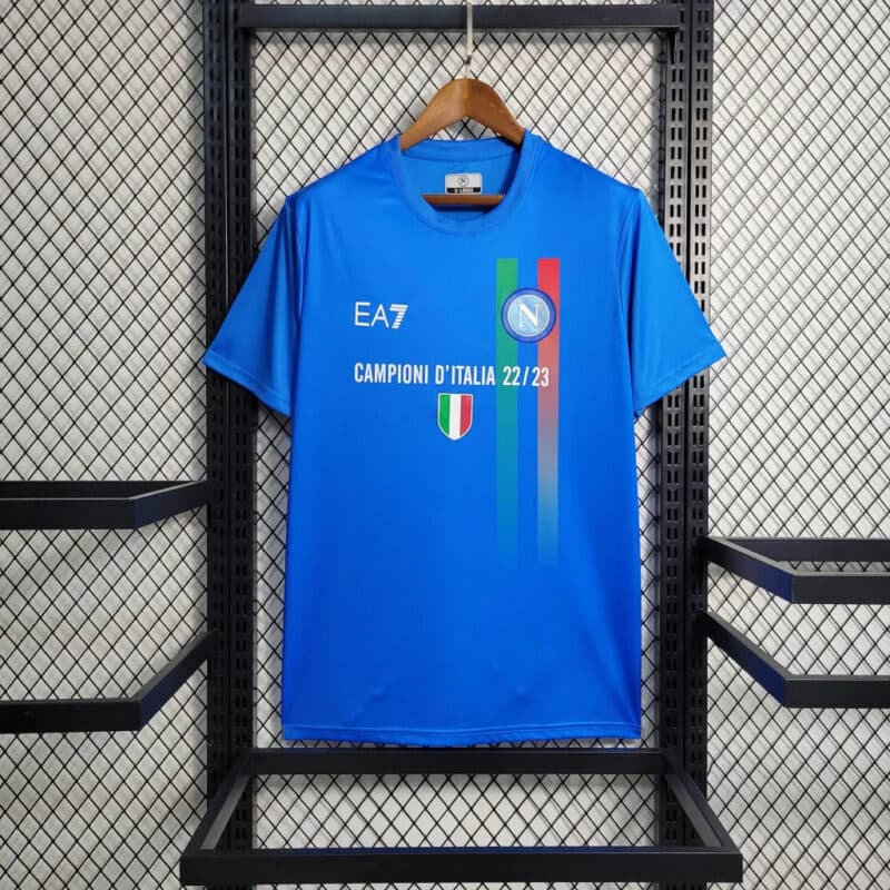 2023/2024 Napoli Soccer Commemorative Edition Blue Jersey 1:1 Thai Quality