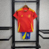 2024 Kids Size Spain Home Football Shirt 1:1 Thai Quality
