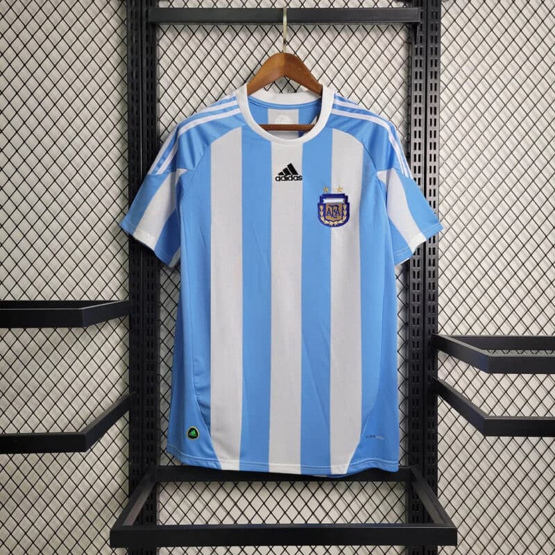2010 Retro Argentina Home Football Shirt 1:1 Thai Quality