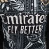 2024/2025 Arsenal Black pre-match Football Shirt 1:1 Thai Quality - Player Version