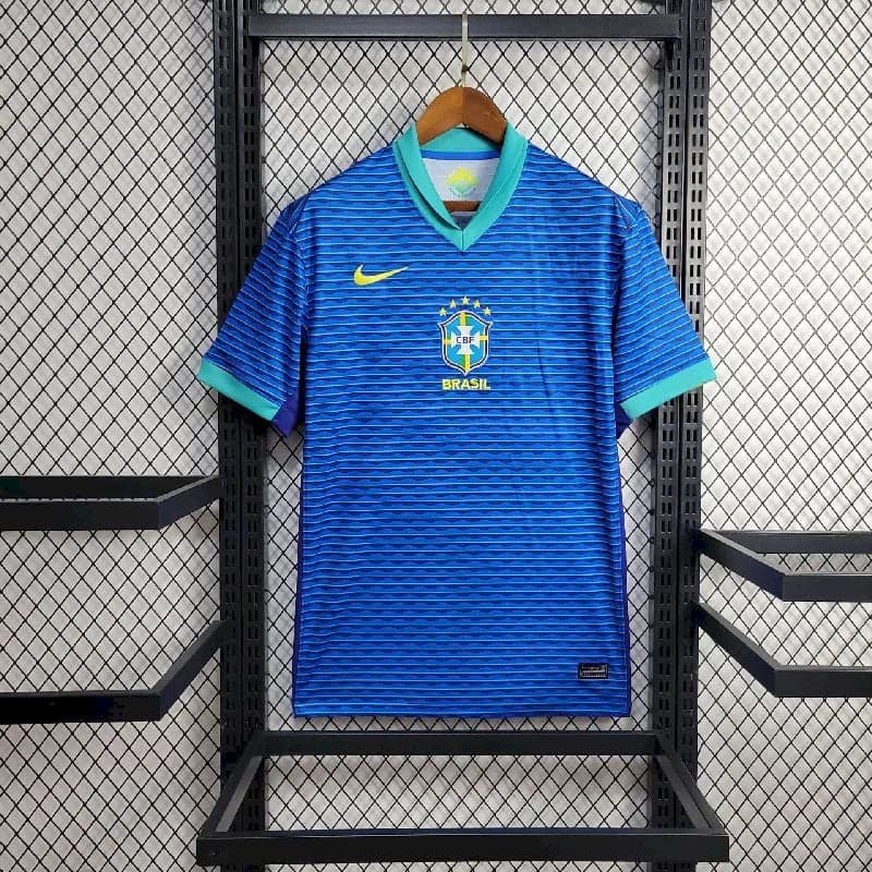 2024 Brazil Away Soccer Jersey